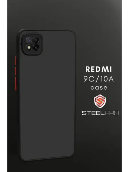 SteelPro Чехол на Redmi 9c (9c NFC) 10a с защитой камеры