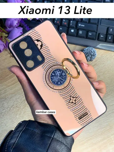 Kambar cases Чехол на телефон Xiaomi Mi 13 Lite с кольцом блестящий
