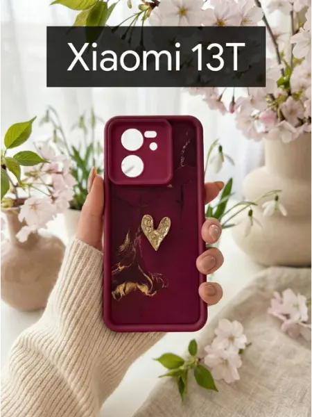 CRAZY CAT Чехол на Xiaomi 13T Мрамор