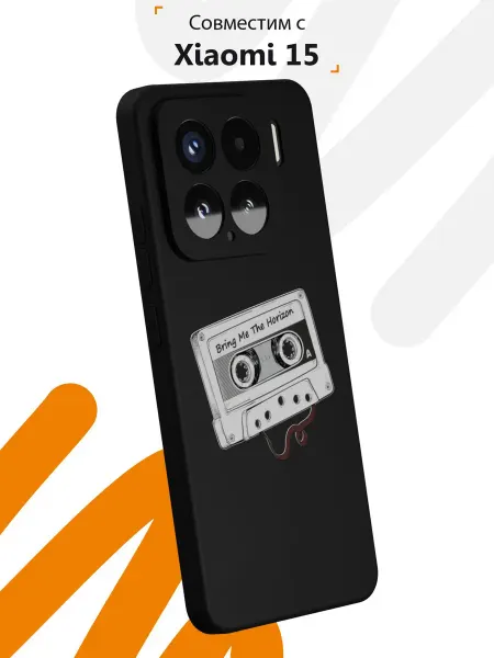 Мобилиус Чехол на Xiaomi 15 с принтом Кассета