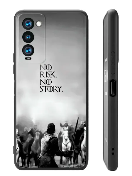 FACTORIA Чехол на Tecno Camon 18 с принтом Надпись