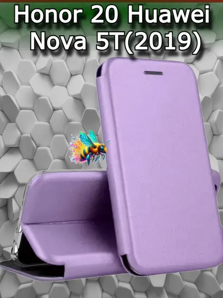 РеалИдеал Чехол-книжка для смартфона Huawei Honor 20 Nova 5T(2019)