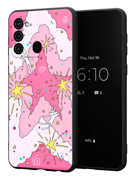 FACTORIA Чехол на Tecno Spark 8C GO 2022 с принтом звезды Y2K