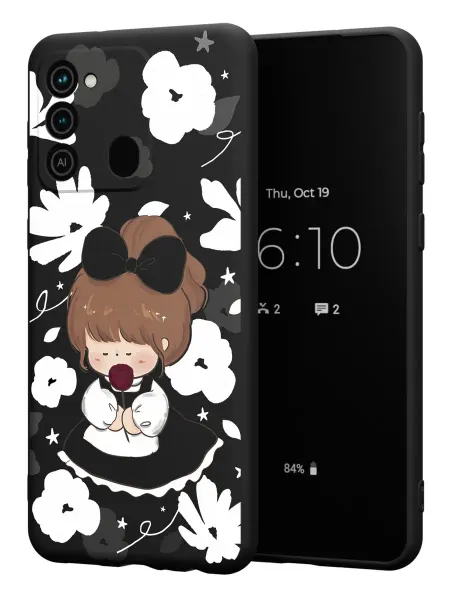 FACTORIA Чехол на Tecno Spark 8C GO 2022 с принтом Девочка Анииме
