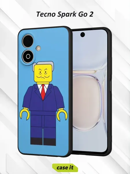 Case it Чехол на Tecno Spark Go 2с принтом Лего