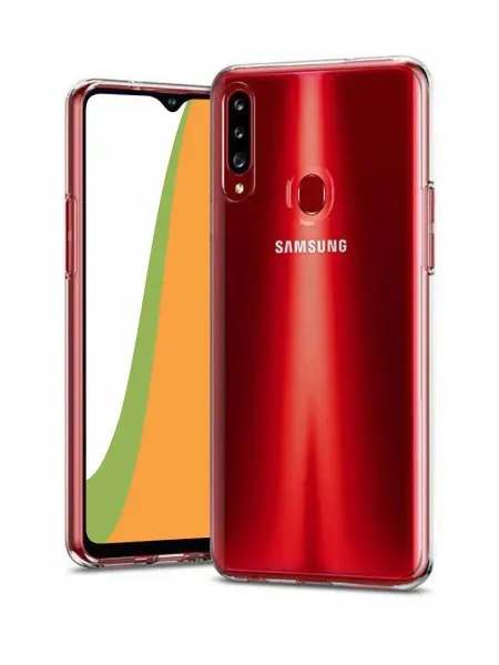 Mobileplus Чехол на Samsung Galaxy A20S прозрачный cиликоновый бампер