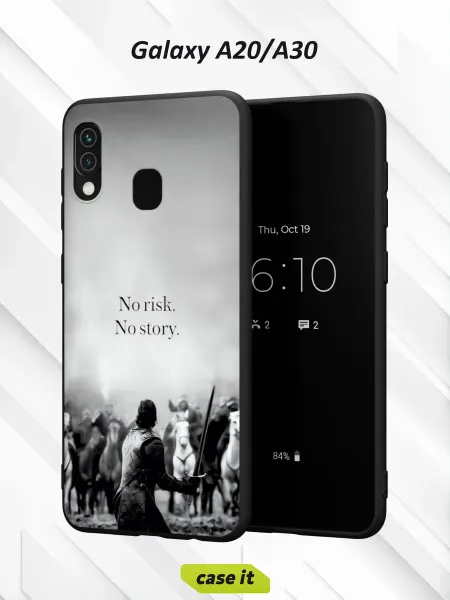 Case it Чехол на Samsung A30 и A20с принтом No risk
