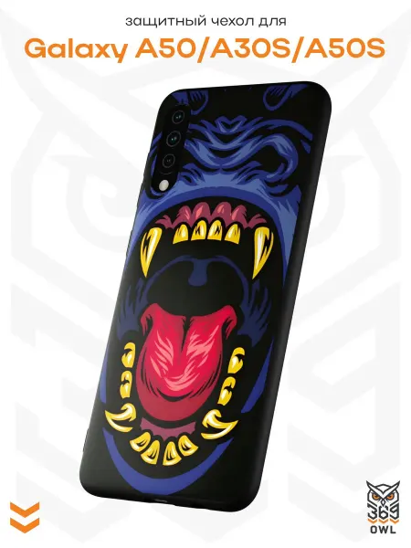 OWL369 Чехол на Samsung A50 A30S A50S с принтом Горилла