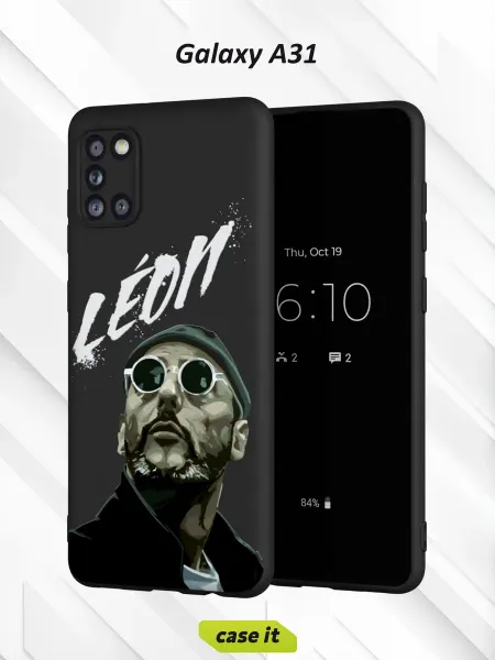 Case it Чехол на Samsung A31с принтом Leon