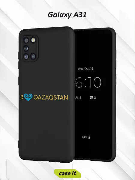 Case it Чехол на Samsung A31с принтом Я люблю Казахстан
