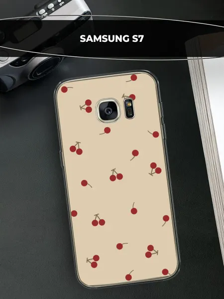 Samsung Чехол на Galaxy S7 с вишней