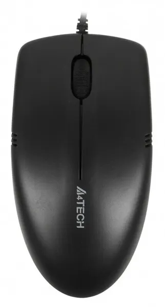 A4TECH Мышь проводная компьютерная OP-530NU черный оптическая