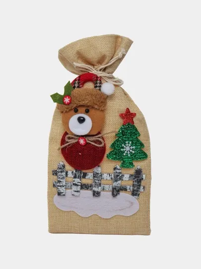 Новогоднее украшение для бутылки шампанского и вина, футляр для бутылки