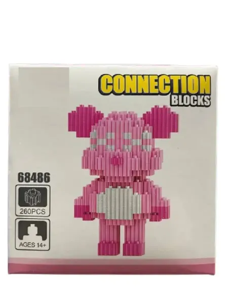 LEGO Конструктор 3D фигурка, Розовый мишка, 68486 260 дет