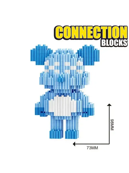LEGO Конструктор из миниблоков Мишка 3D, 68487, 260 дет