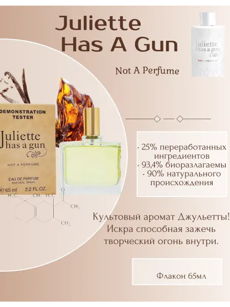 ТВОЙ АРОМАТ TESTER 65ML OAE Духи стойкие Juliette Has A Gun 65 ml