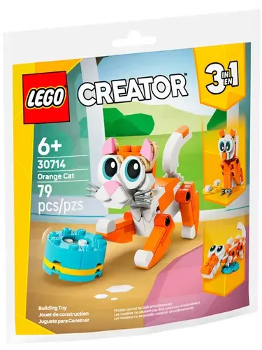 LEGO Конструктор Creator 30714 Оранжевый кот 3в1