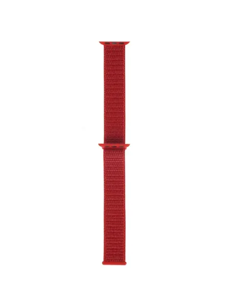 DF Ремешок из нейлона для Apple Watch 38 40 41mm Красный