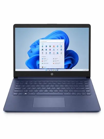 Ноутбук HP 14-dq0055dx N4120 4/64 ГБ eMMC 14″ HD Indigo Blue