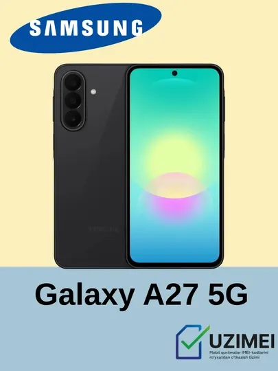 Samsung Galaxy A27 5G Global, 50-МП Ай камера аккумулятор 5000 мАч, UzIMEI