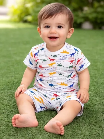 Детский комплект футболка и шорты летний 100% хлопок размеры 1-8 лет