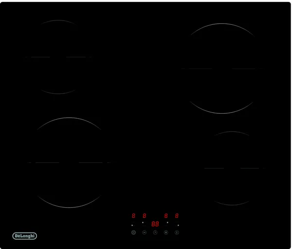 DeLonghi Варочная панель SATORA 6E0 CT электрическая, 4 конфорки