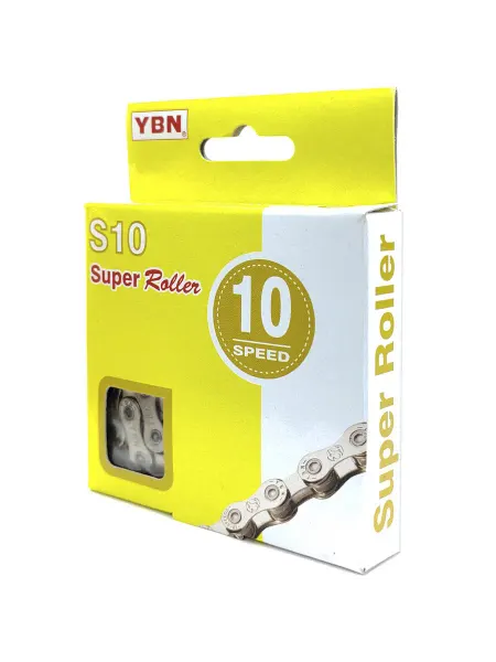 YBN Велосипедная цепь S10-RB, 116 звеньев, 10 скоростей