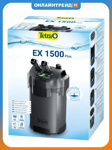 TETRA Фильтр для аквариума EX1500 plus 1900л ч 17,5Вт