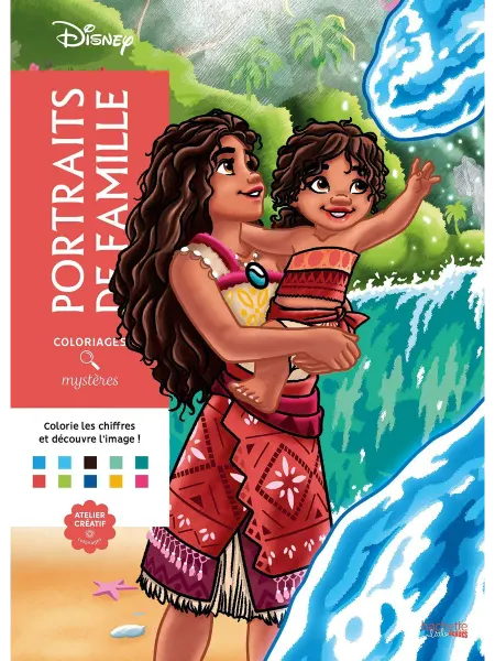 Раскраска по номерам дисней hachette coloriages mysteres