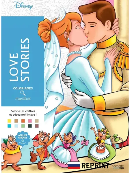 Disney Раскраска по номерам Love Stories