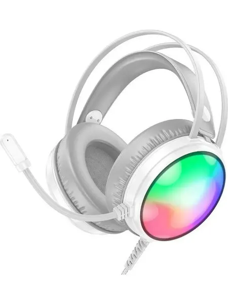 Borofone Наушники игровые с микрофоном (6941991105920) BO108 White
