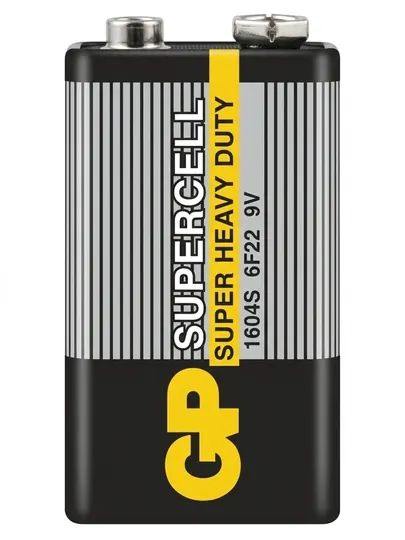 Батарейка щелочная GP Super Alkaline 9V "Крона" , 6LF22, 1 шт. в блистере