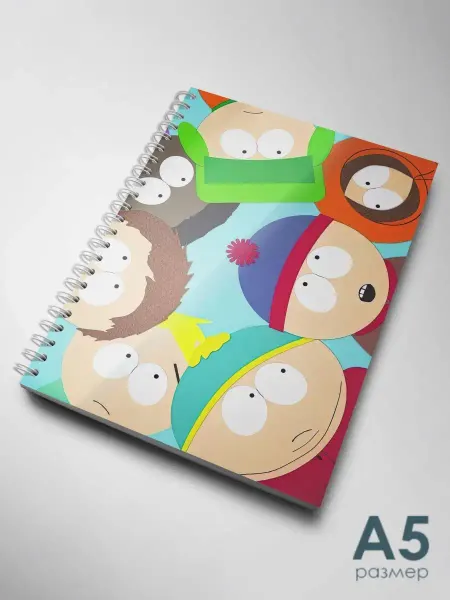 Nuobi Kids Блокнот Южный Парк Кенни Картман Кайл Стэн Южныйпарк