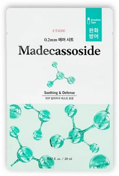 Etude Тканевая маска для лица с экстрактом мадекассосида / 0.2 Therapy Air Mask Madecassoside, 20 мл