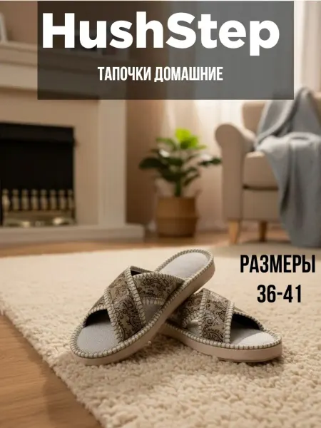 HushStep Тапочки Домашние