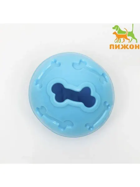 Интерактивный мяч для лакомств для собак 7 см