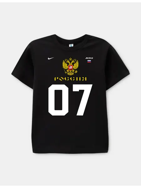 ПАПИНА ФУТБОЛКА Футболка детская хоккей номер 7