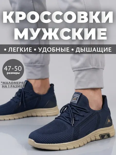 Кроссовки дышащие сетка великаны большие размеры 47 48 49