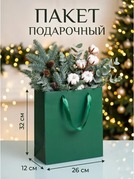 Сима-Ленд & UPAK LAND Подарочный пакет ламинированный с ручками