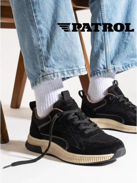 PATROL Кроссовки мужские замшевые натуральные