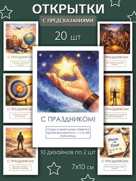 Добрые послания Открытки для мужчин