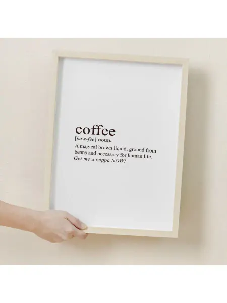 POSTERS.RU Постер кофе кофеин COFFEE для кухни