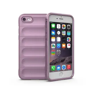 Противоударный чехол Flexible Case для iPhone 7 / 8 (сиреневый)