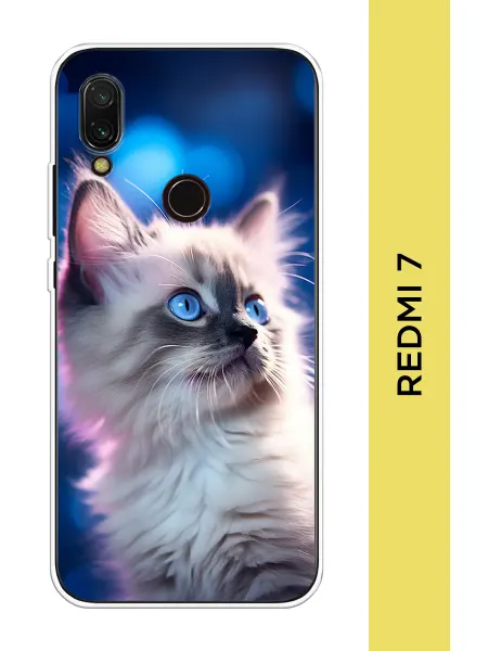 Almoa Чехол на Redmi 7 кот
