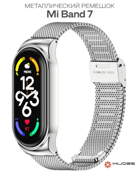 MIJOBS Металлический браслет для Xiaomi Mi Smart Band 7