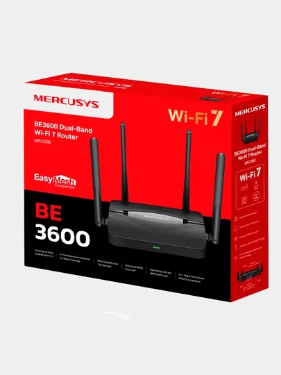 Mercusys MR25BE — BE3600 Двухдиапазонный Wi-Fi 7 Гигабит роутер