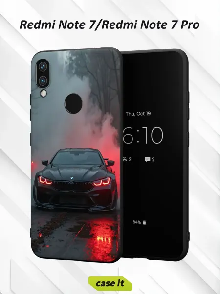 Case it Чехол на Redmi Note 7 с принтом автомобиль BMW M4