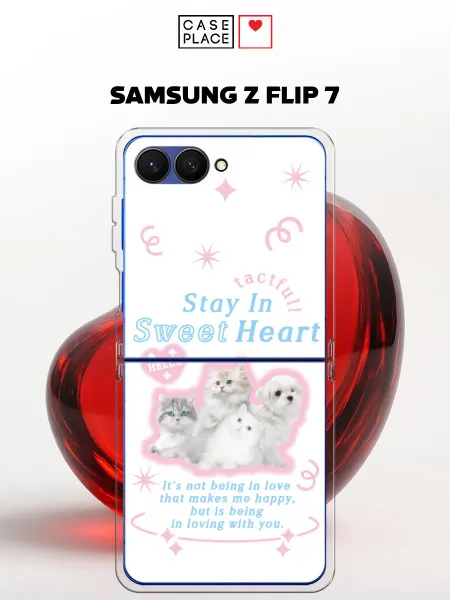 Case Place Чехол на Samsung Z Flip 7 y2k