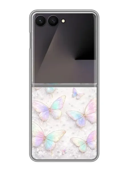 ChesnoCase Чехол на Samsung Galaxy Z Flip 7 женский с бабочками