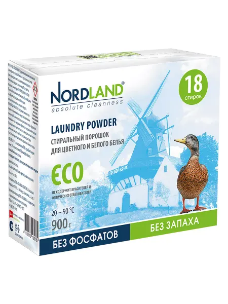 Nordland Стиральный порошок ECO без фосфатов и без запаха
